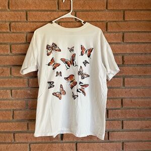 SHEIN Curve butterfly Tshirt